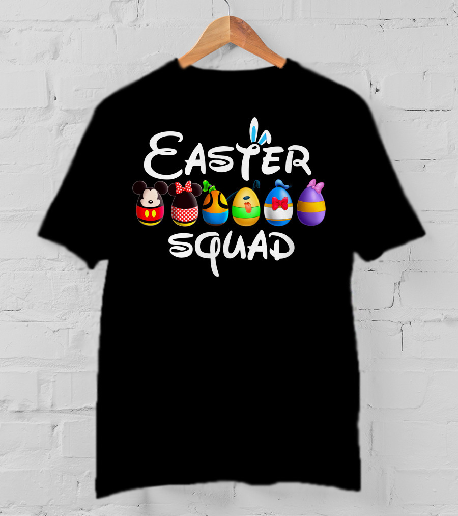 Easter Squad Disney-Inspired Eggs With Iconic Elements T-Shirt