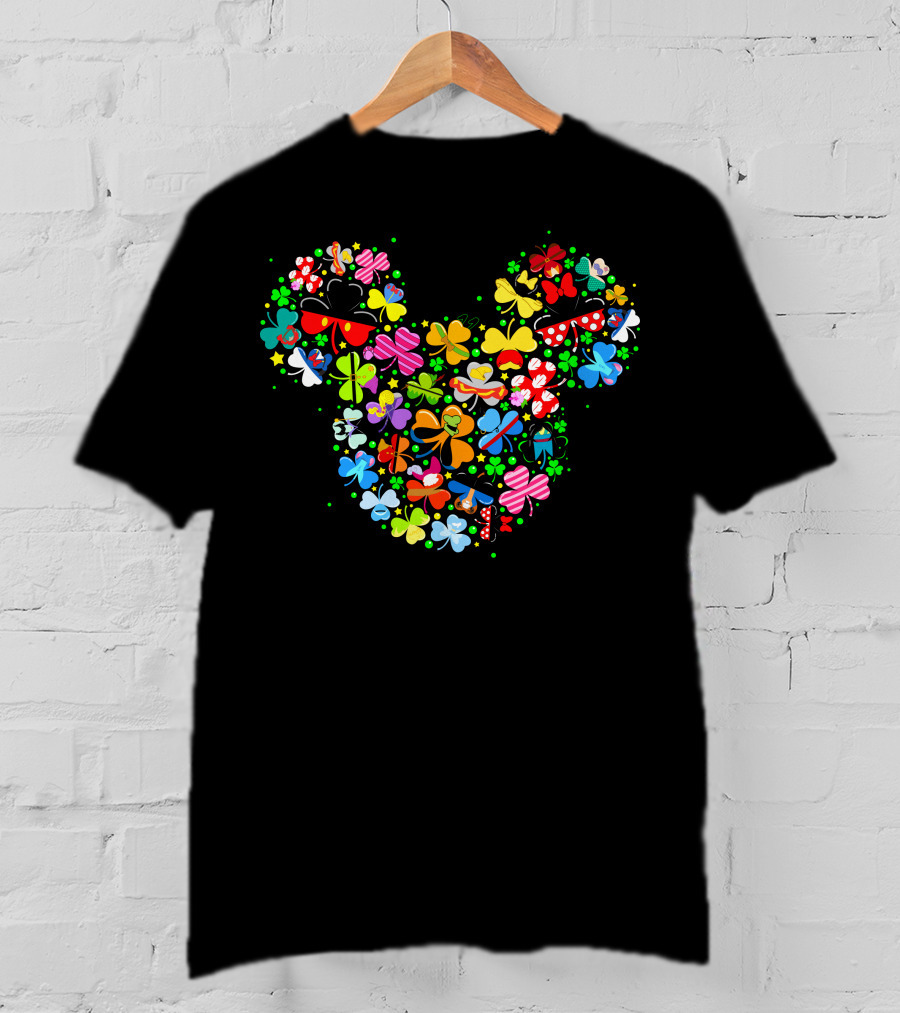 Disney Characters Mouse Ears Collage T-Shirt
