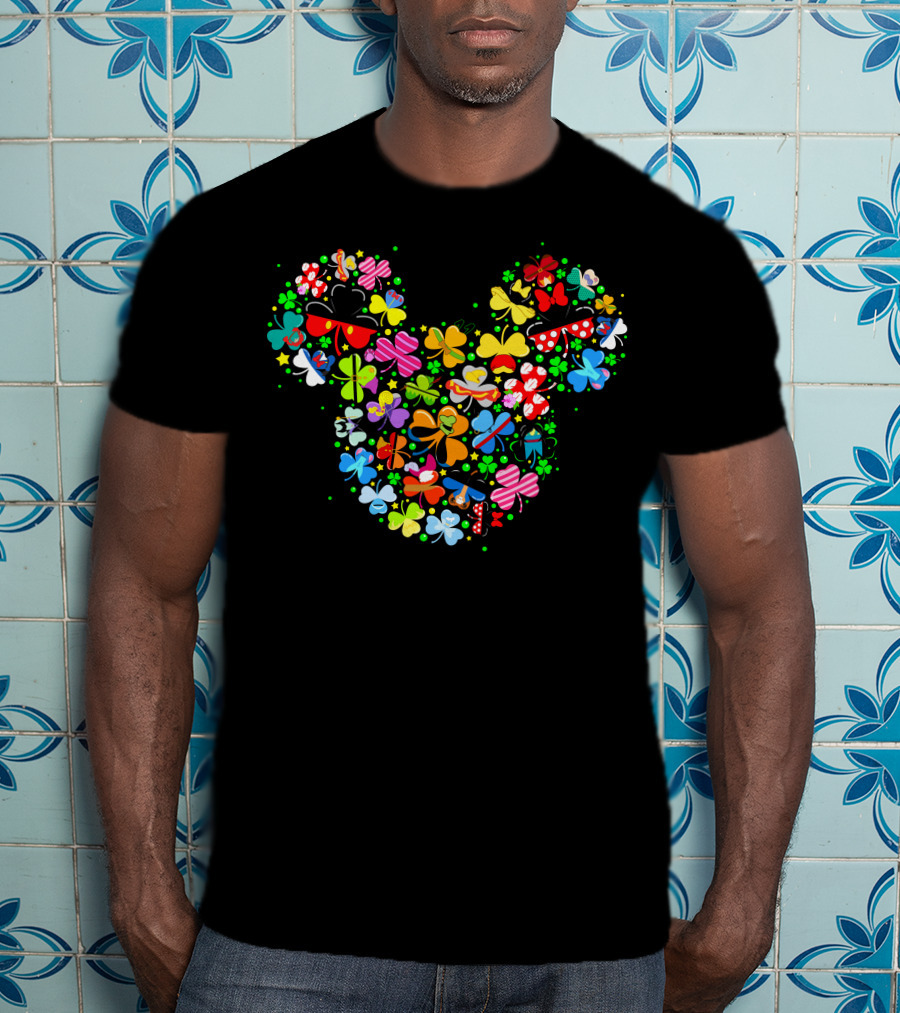 Disney Characters Mouse Ears Collage T-Shirt