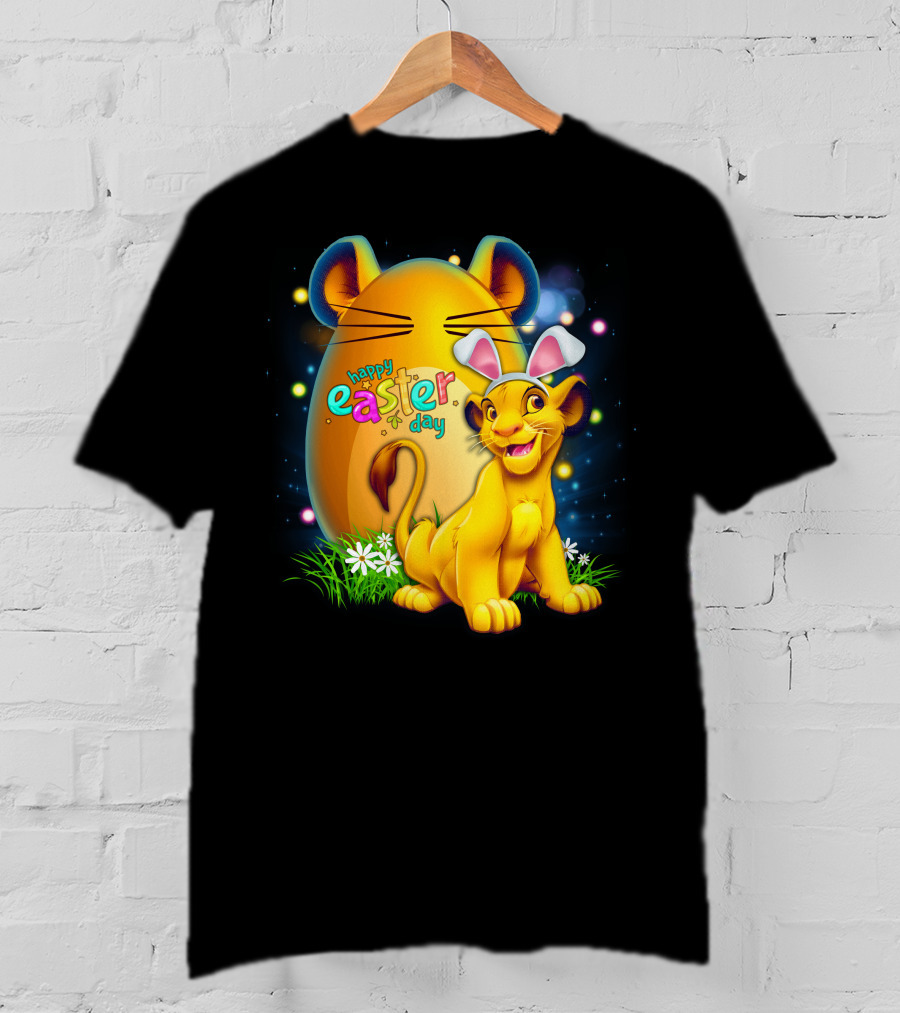 Simba Happy Easter Day Bunny Ears Egg T-Shirt
