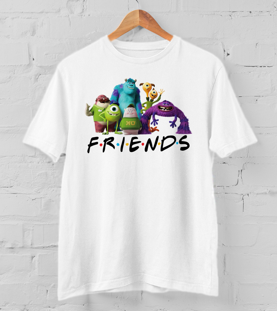Monsters University Friends Pixar Characters T-Shirt