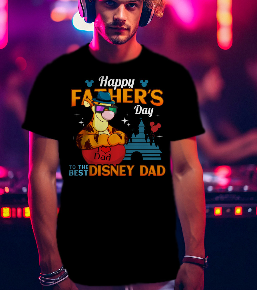 Happy Father's Day Tigger Disney Dad T-Shirt