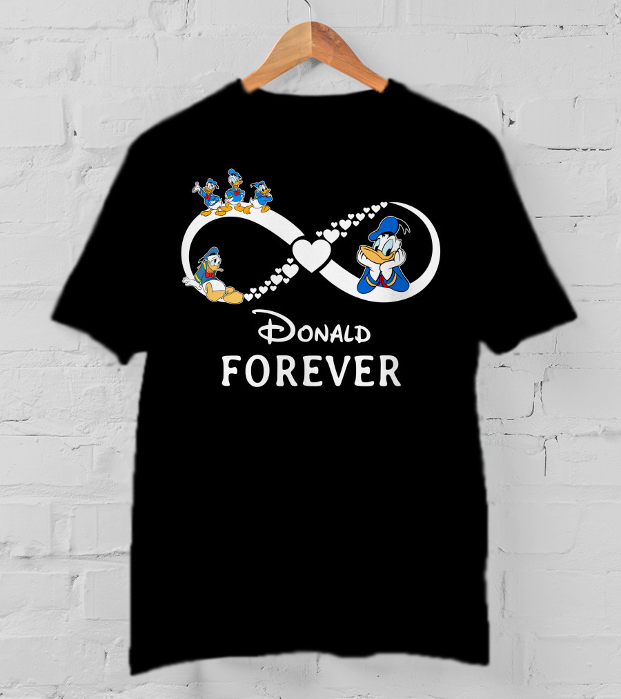 Disney Donald Duck Forever Infinity Heart T-Shirt