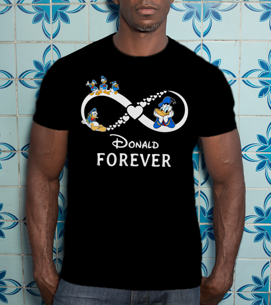 Disney Donald Duck Forever Infinity Heart T-Shirt
