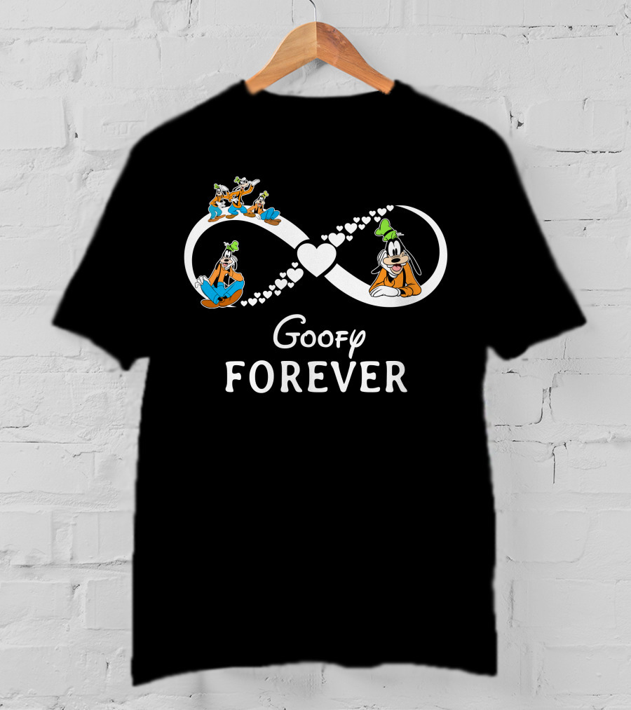 Goofy Forever Infinity Heart Theme T-Shirt