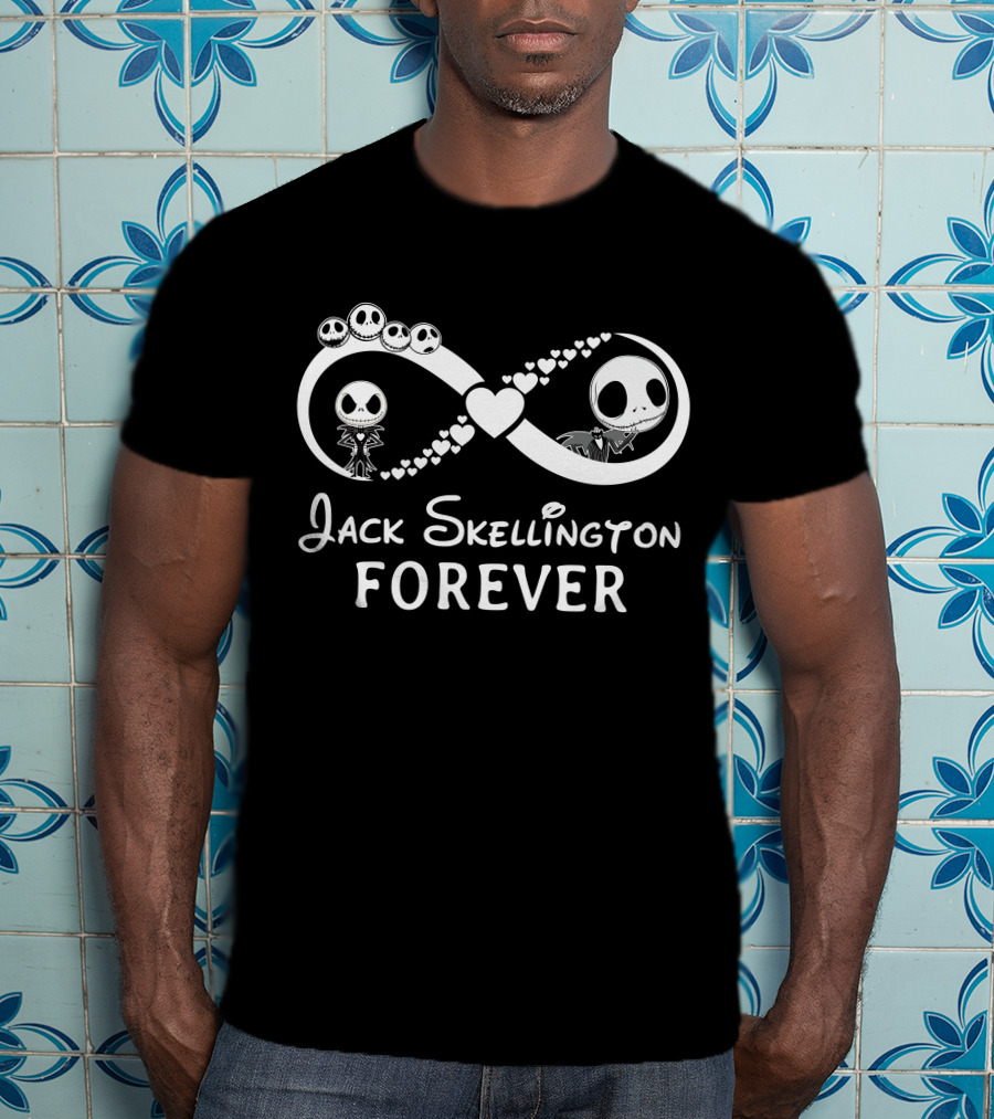 Jack Skellington Forever Infinity Hearts T-Shirt