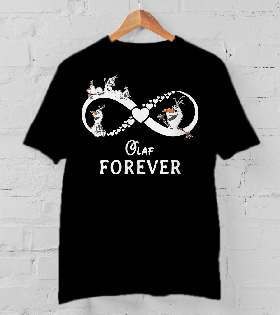Olaf Forever Infinity Heart Snowman T-Shirt