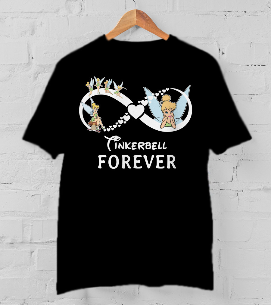 Tinkerbell Forever Infinity Heart Collection T-Shirt