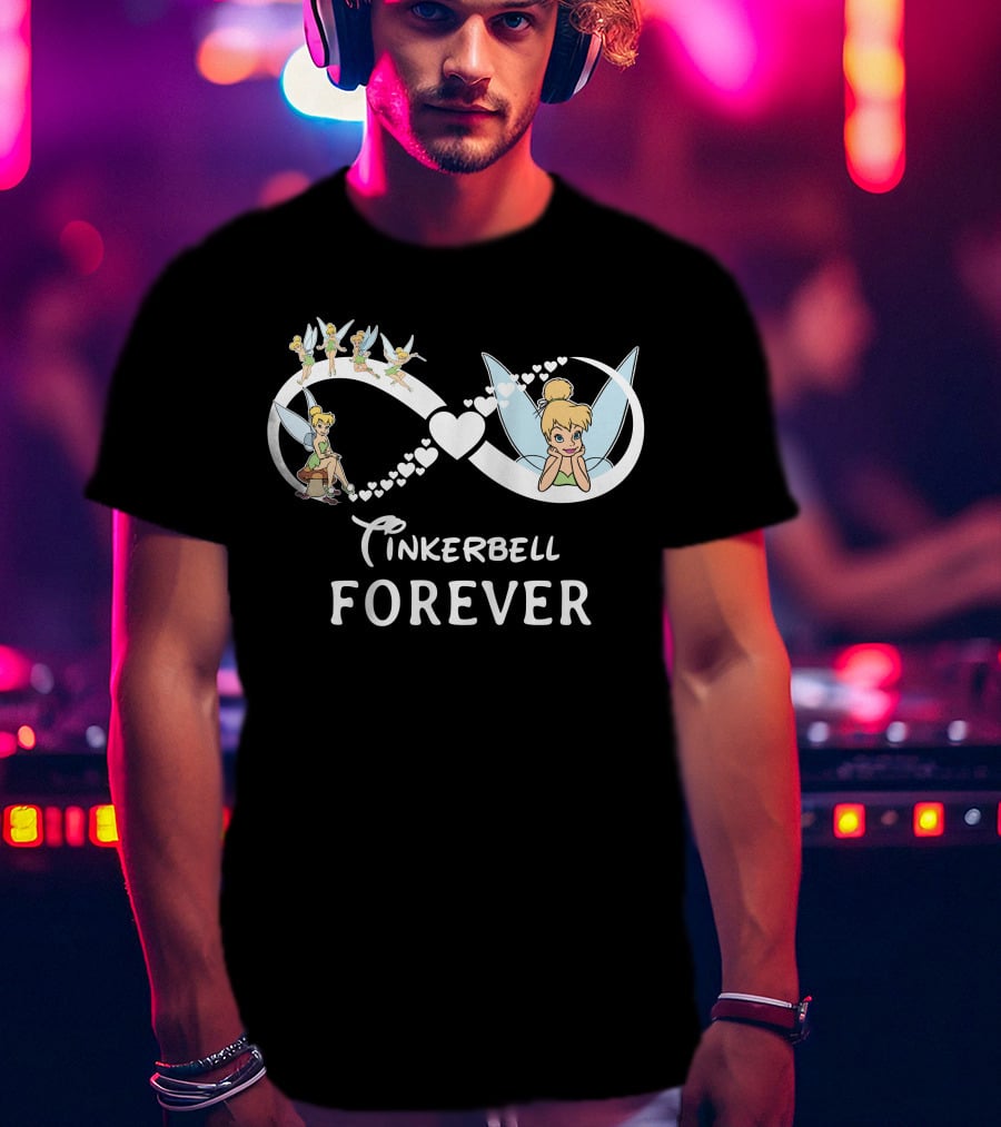 Tinkerbell Forever Infinity Heart Collection T-Shirt