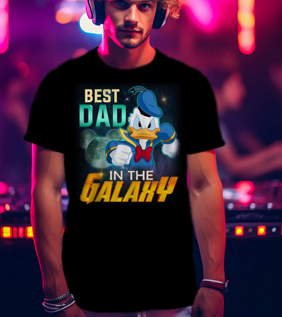 Best Dad Donald IN The Galaxy T-Shirt