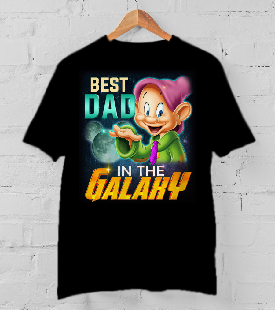 Best Dad Dopey IN The Galaxy T-Shirt