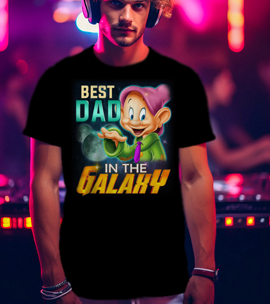Best Dad Dopey IN The Galaxy T-Shirt
