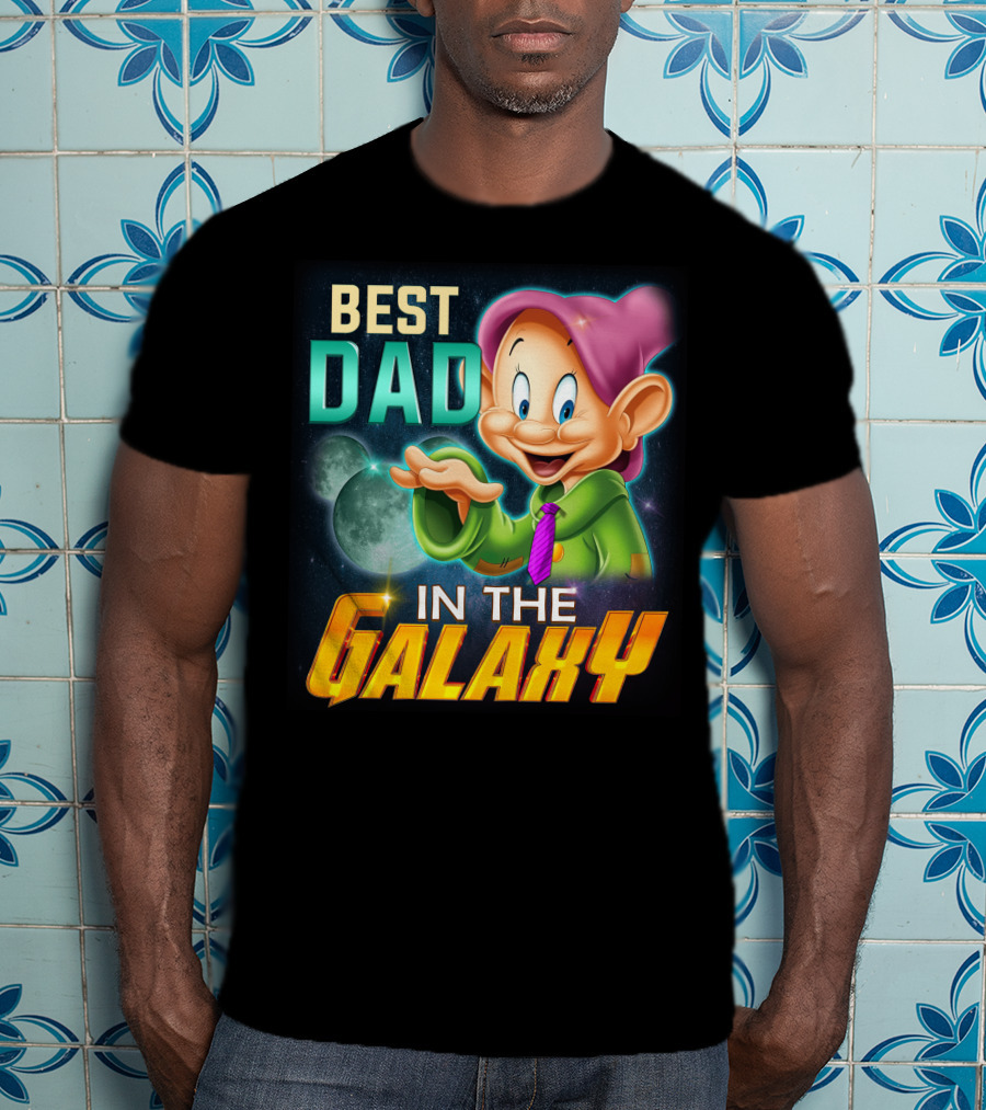 Best Dad Dopey IN The Galaxy T-Shirt