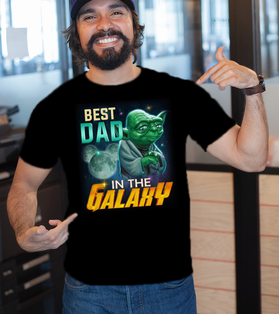 Best Dad Yoda IN The Galaxy T-Shirt