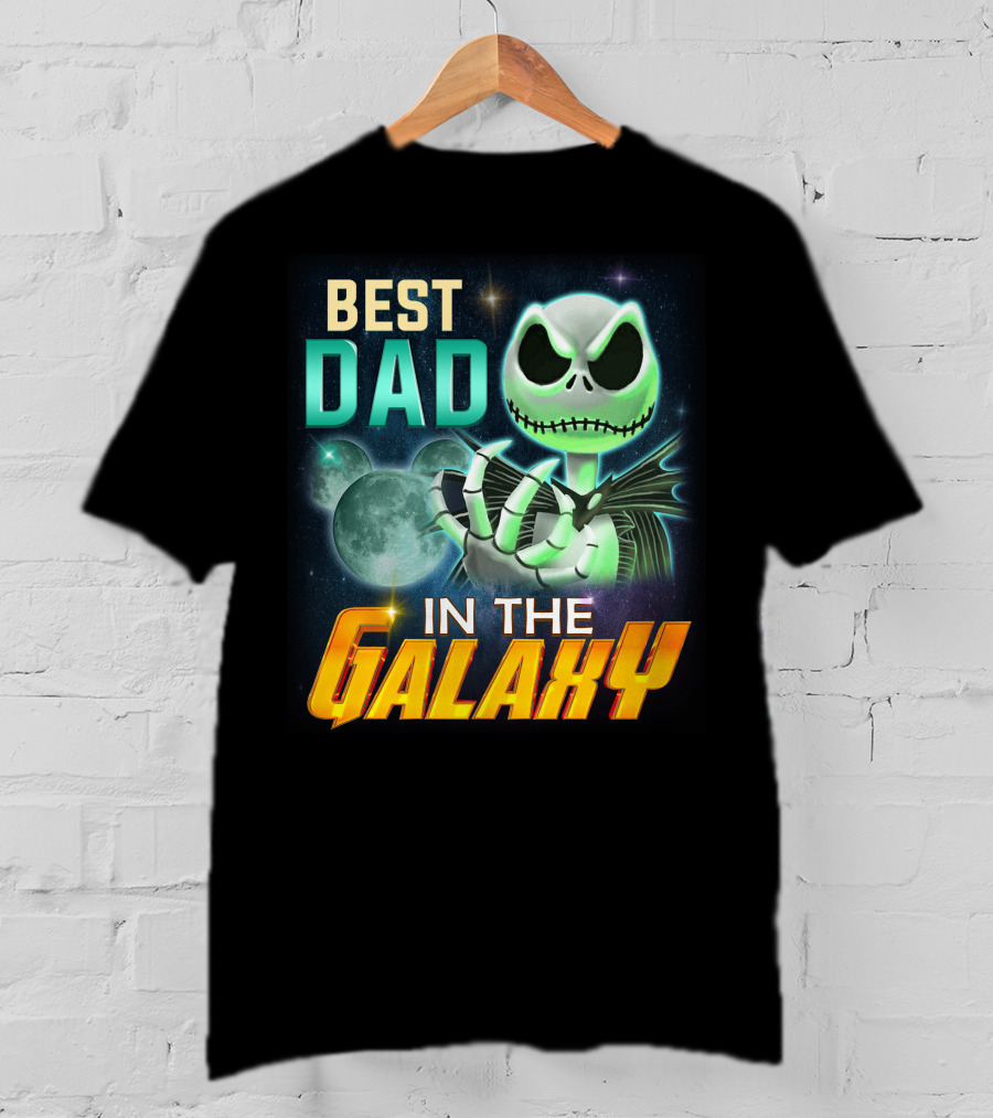 Best Dad In The Galaxy Jack Skellington T-Shirt