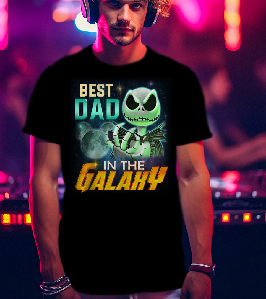 Best Dad In The Galaxy Jack Skellington T-Shirt