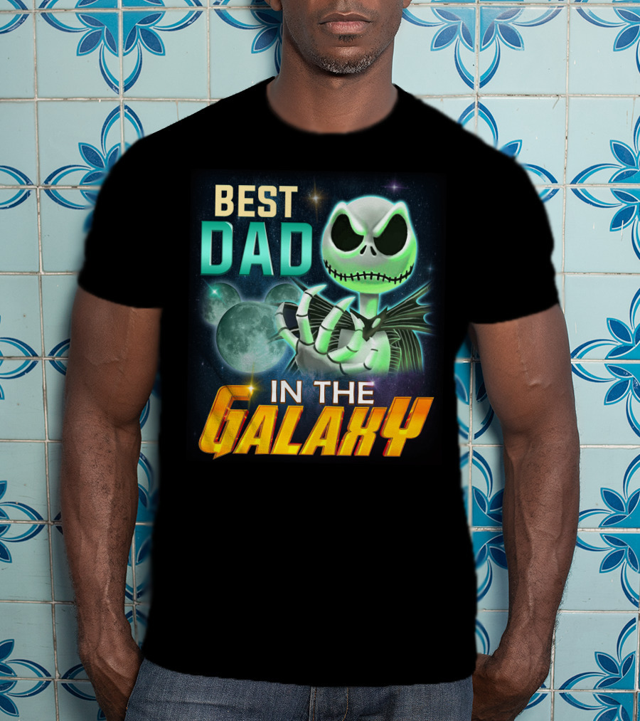 Best Dad In The Galaxy Jack Skellington T-Shirt