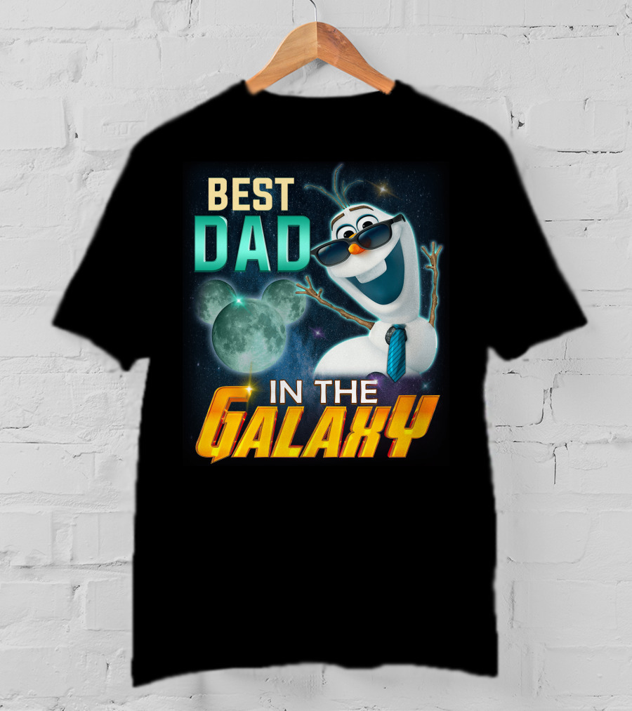 Best Dad IN The Galaxy Olaf T-Shirt