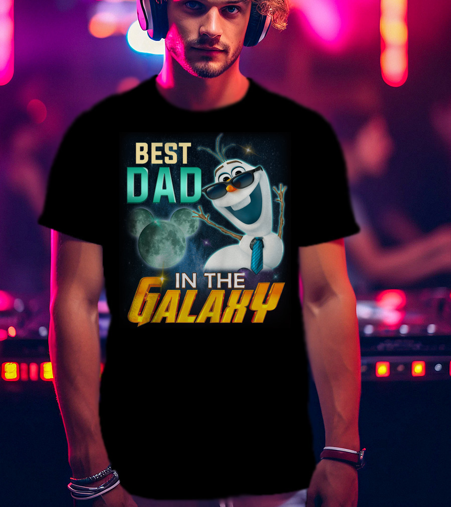 Best Dad IN The Galaxy Olaf T-Shirt