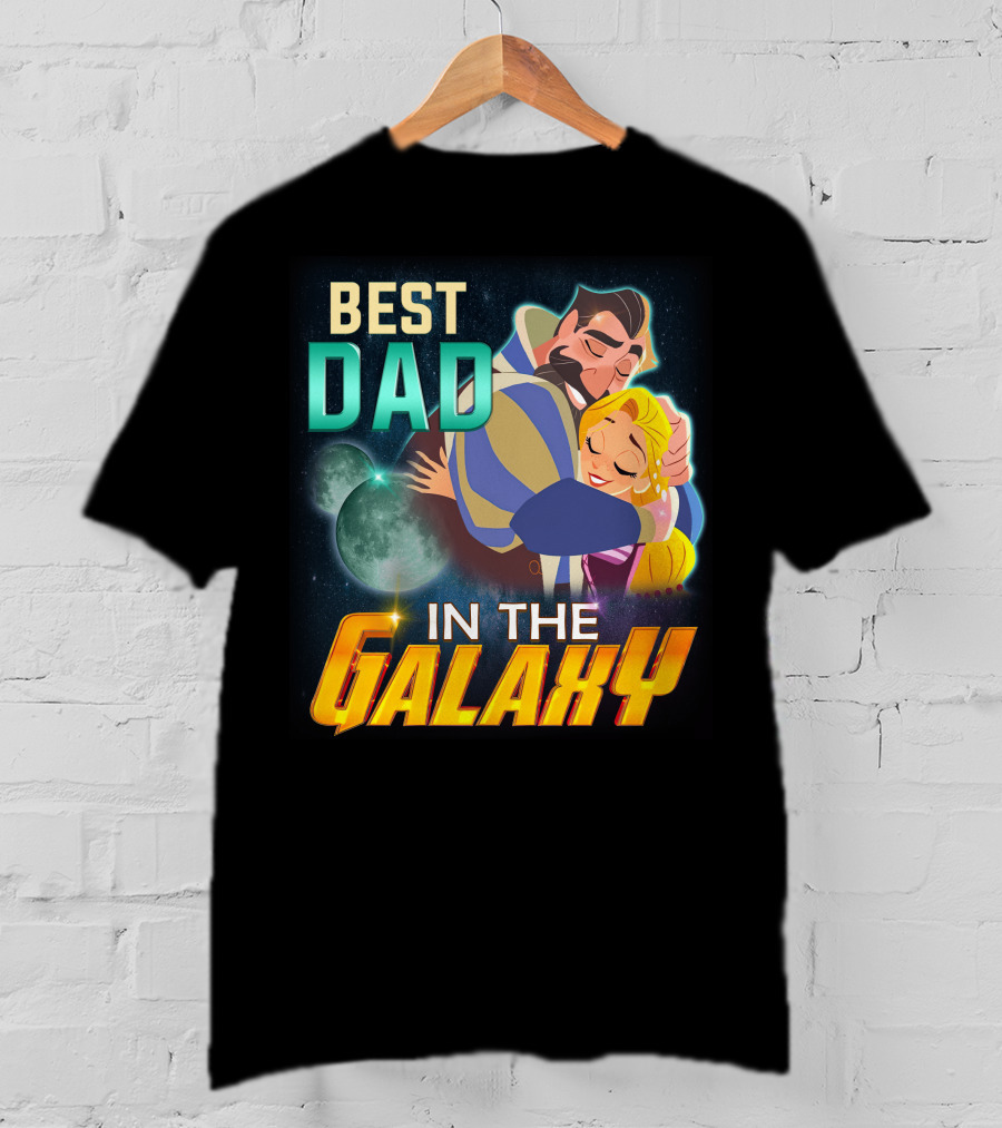 Best Dad Rapunzel IN The Galaxy T-Shirt