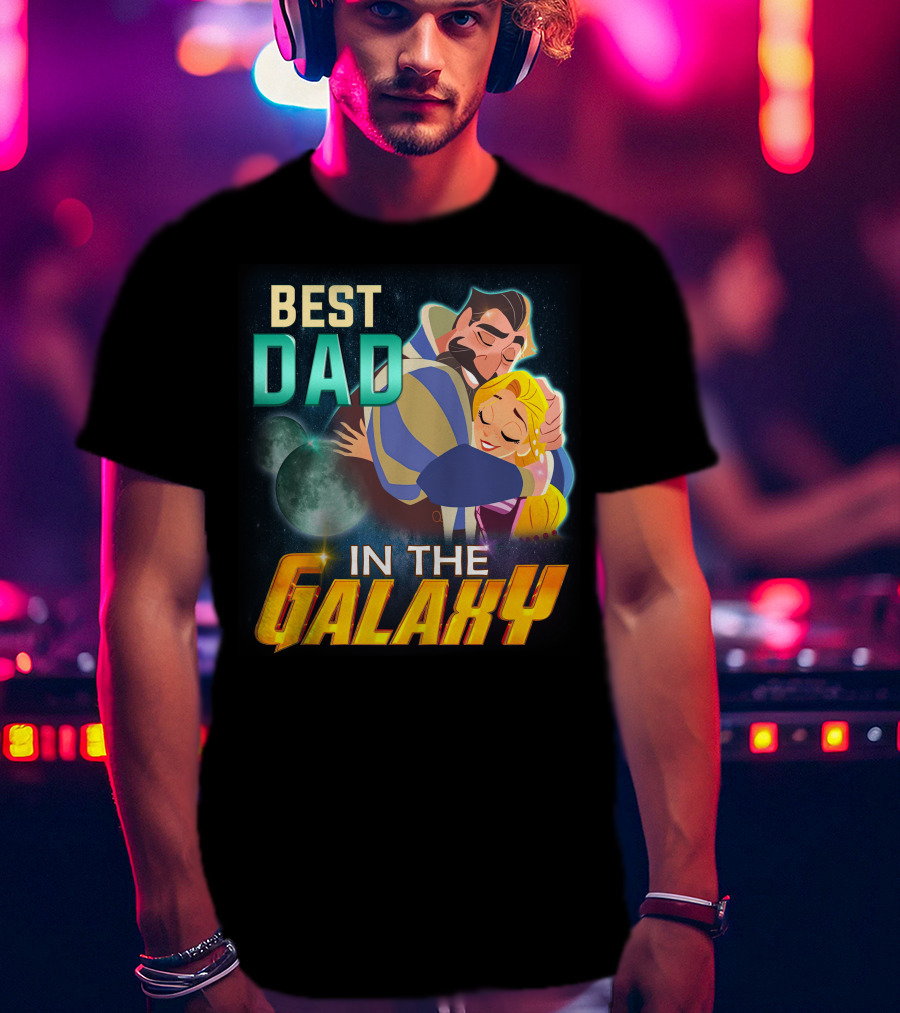 Best Dad Rapunzel IN The Galaxy T-Shirt