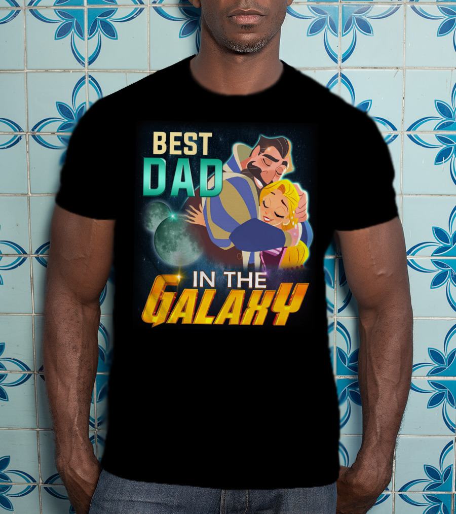 Best Dad Rapunzel IN The Galaxy T-Shirt