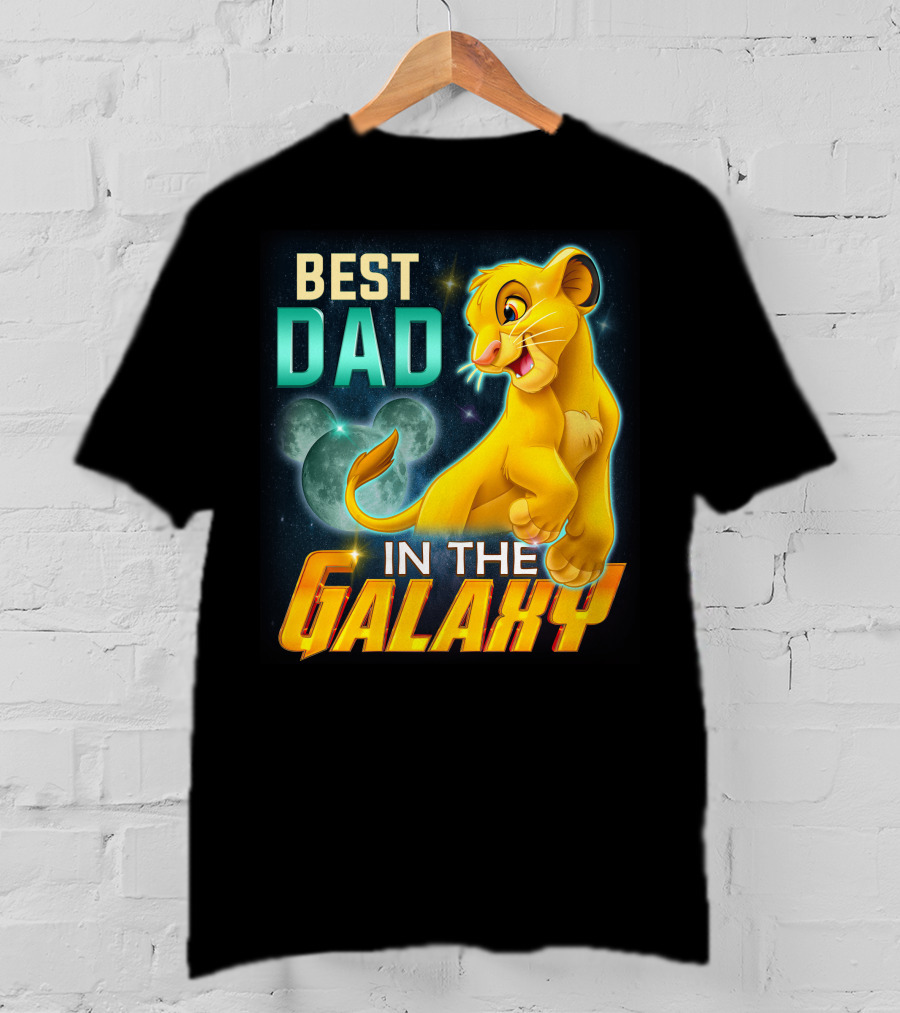 Best Dad IN The Galaxy Simba T-Shirt