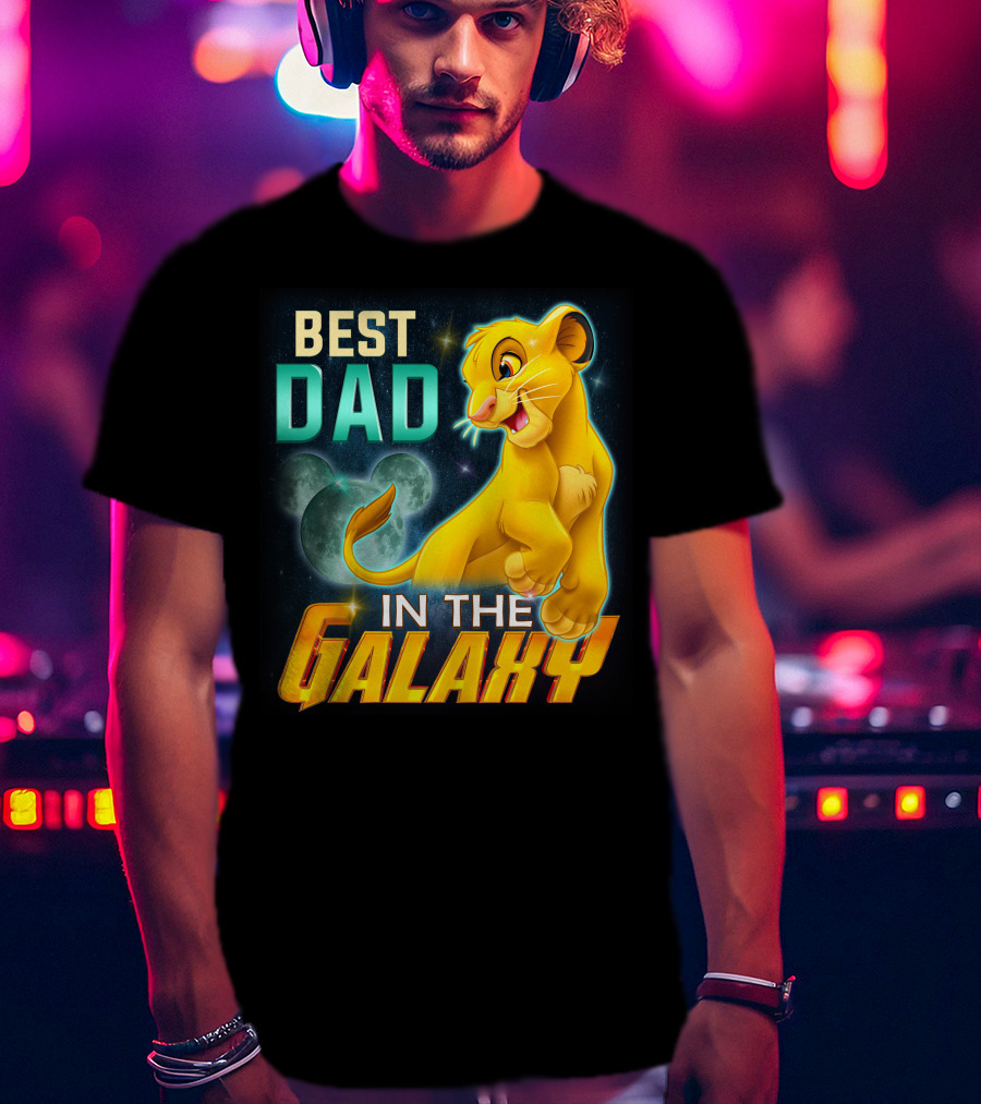 Best Dad IN The Galaxy Simba T-Shirt