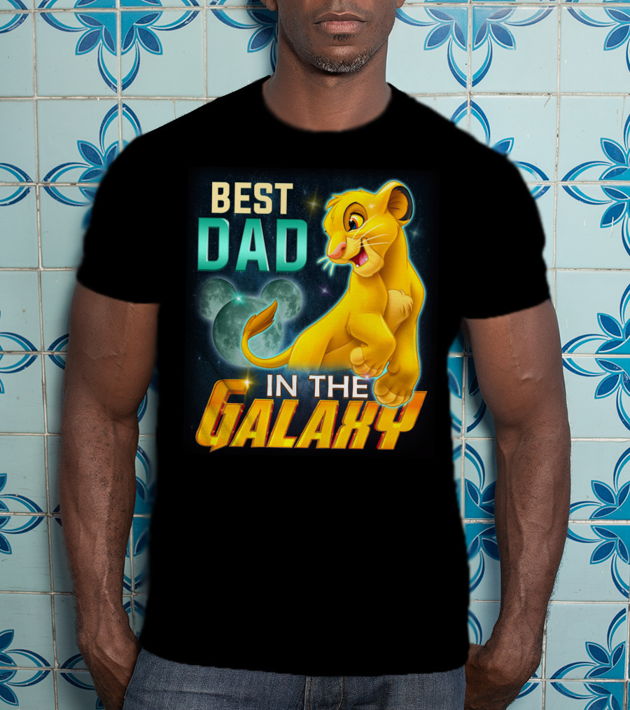 Best Dad IN The Galaxy Simba T-Shirt