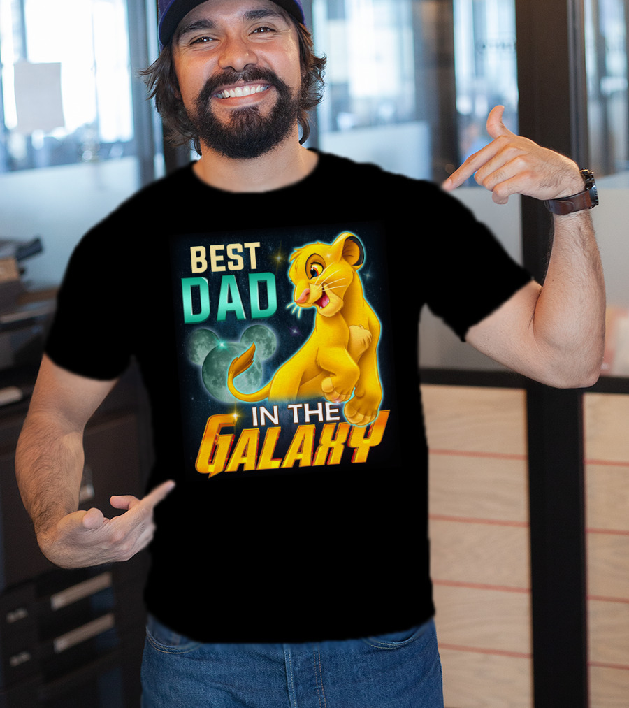 Best Dad IN The Galaxy Simba T-Shirt