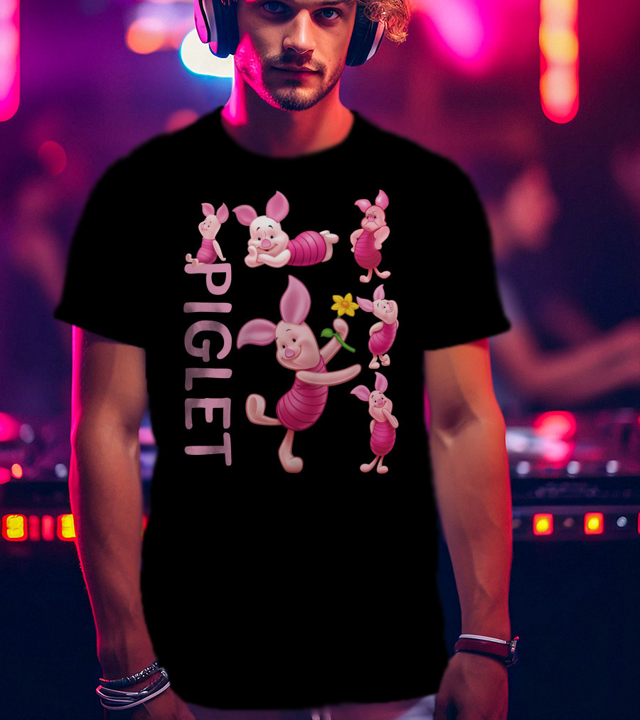 Piglet Delightful Poses Collection T-Shirt