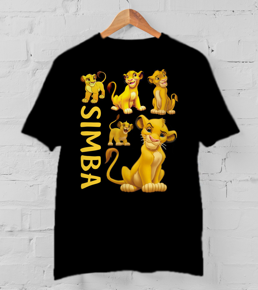 Simba Lion King Character Expressions Compilation T-Shirt