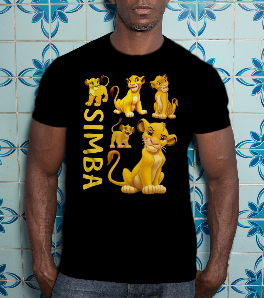 Simba Lion King Character Expressions Compilation T-Shirt