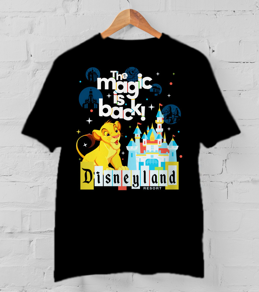 The Magic Is Back Disneyland Resort Simba Lion King T-Shirt