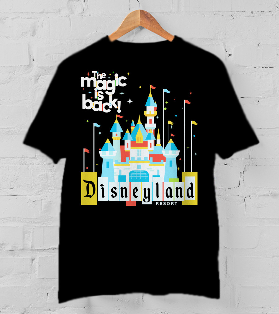 The Magic Is Back Disneyland Resort Castle T-Shirt
