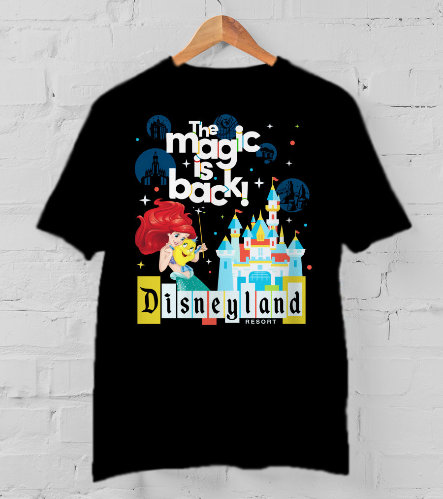 The Magic Is Back Ariel Disneyland Resort T-Shirt
