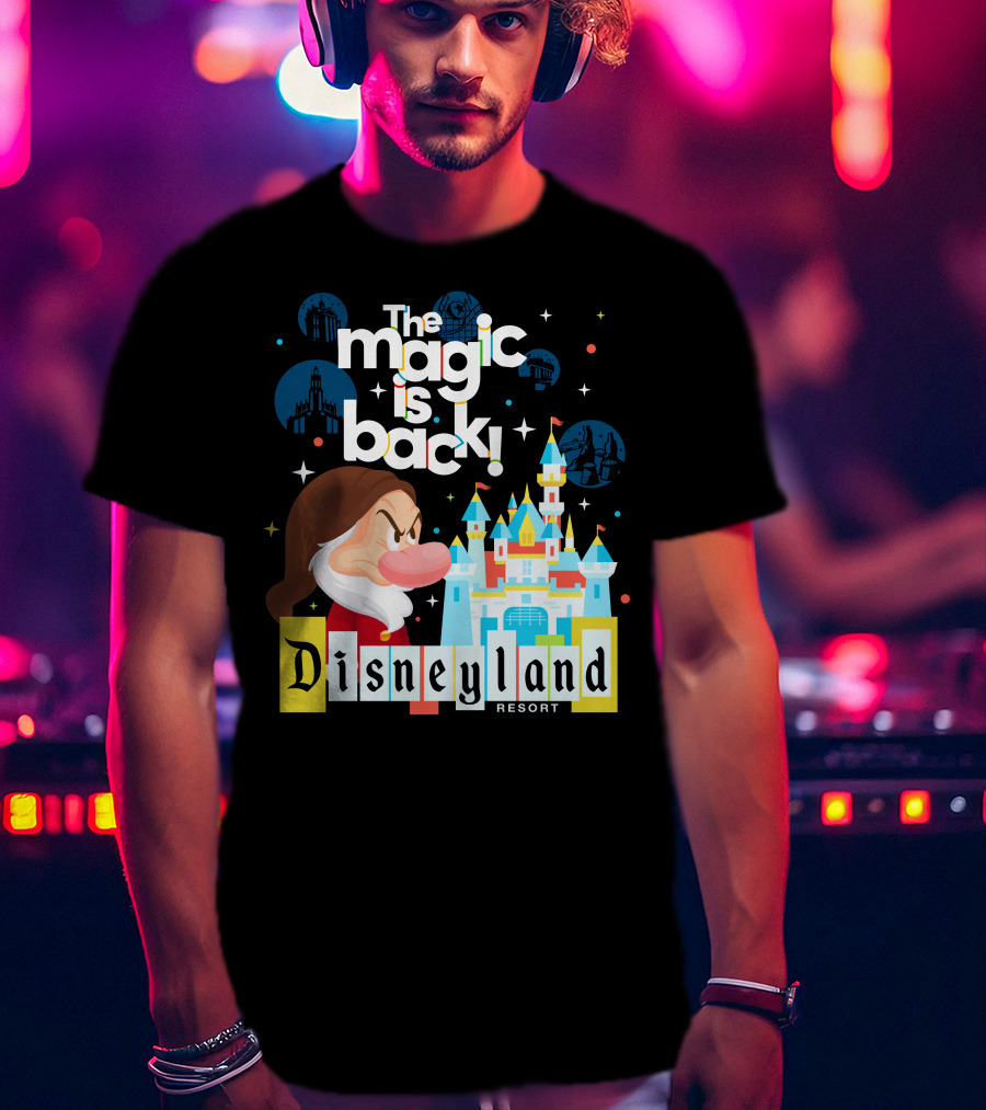 The Magic Is Back Grumpy Disneyland Resort T-Shirt