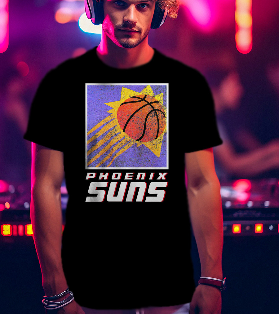 Phoenix Suns Basketball Vintage Style Retro T-Shirt