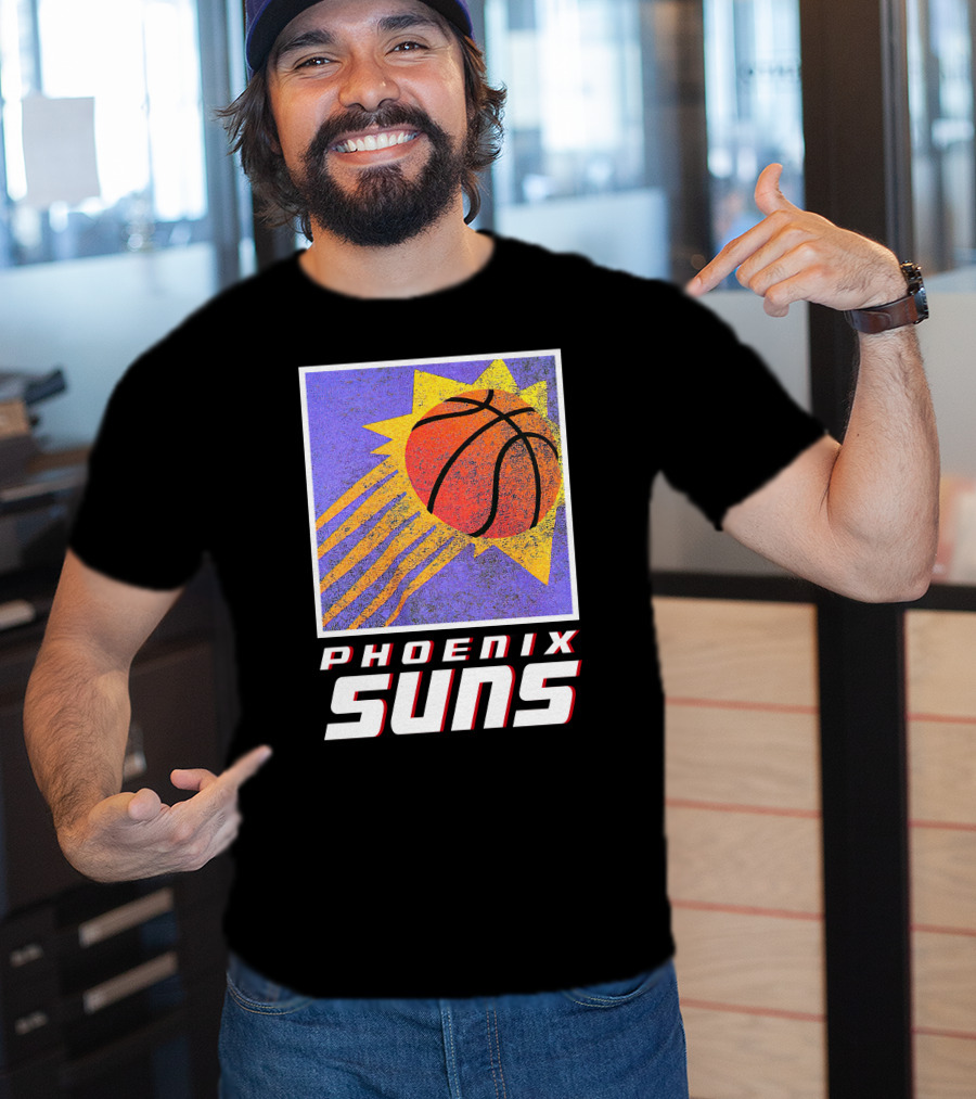 Phoenix Suns Basketball Vintage Style Retro T-Shirt