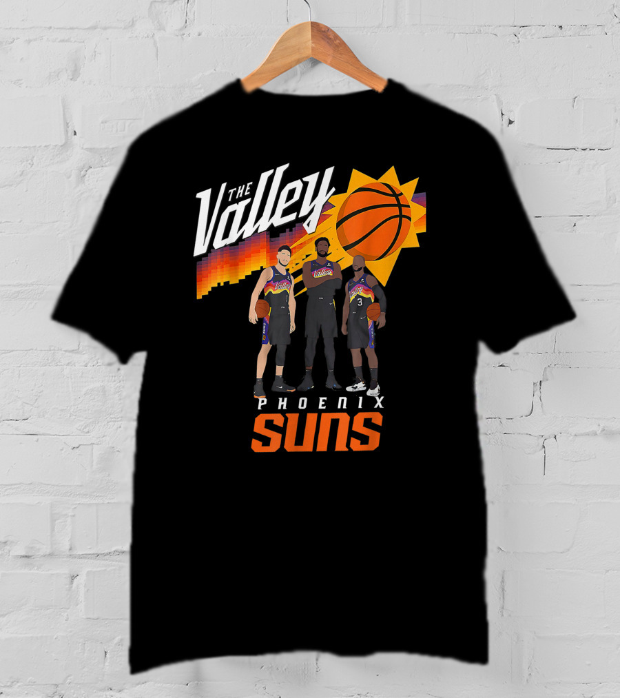 The Valley Phoenix Suns Basketball Players T-Shirt
