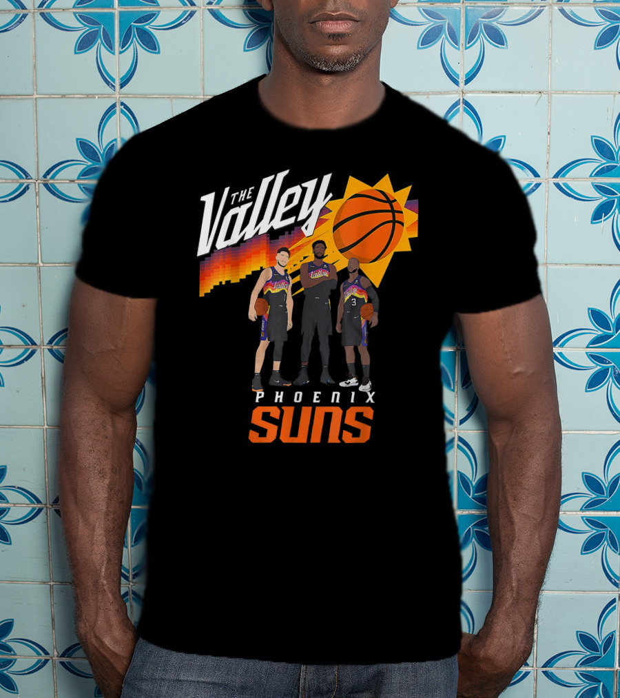 The Valley Phoenix Suns Basketball Players T-Shirt