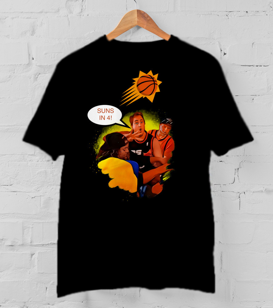 Phoenix Suns Playoffs Basketball Suns In Four Celebration T-Shirt