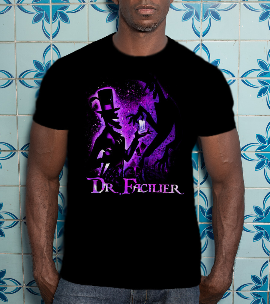 Dr. Facilier Purple Silhouette And Shadow T-Shirt
