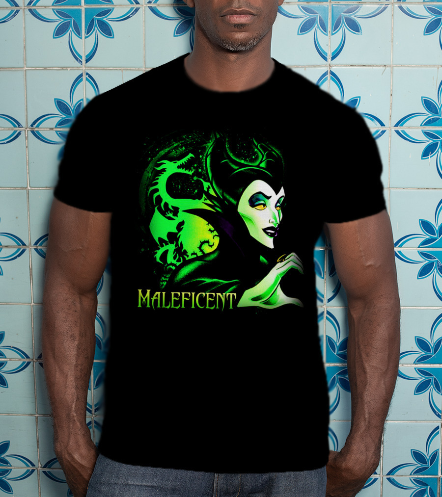 Maleficent 4 Green Dragon Iconic Character T-Shirt