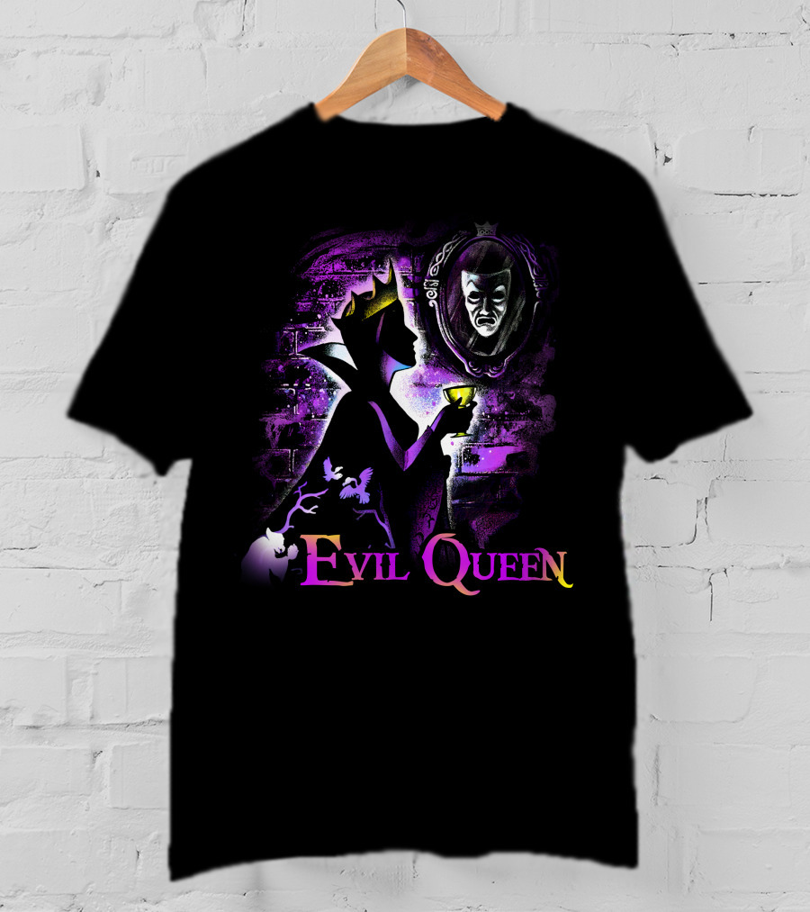 Evil Queen With Magic Mirror And Potion T-Shirt