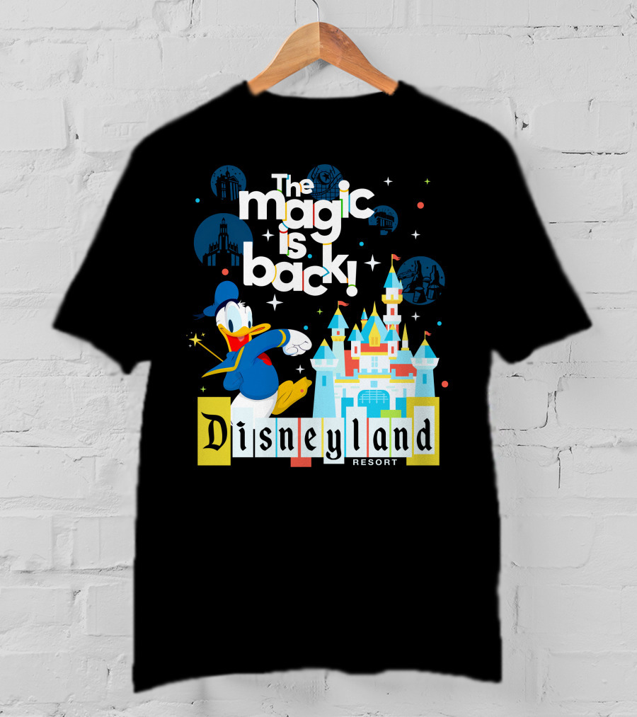 The Magic Is Back Disneyland Resort Donald Duck T-Shirt