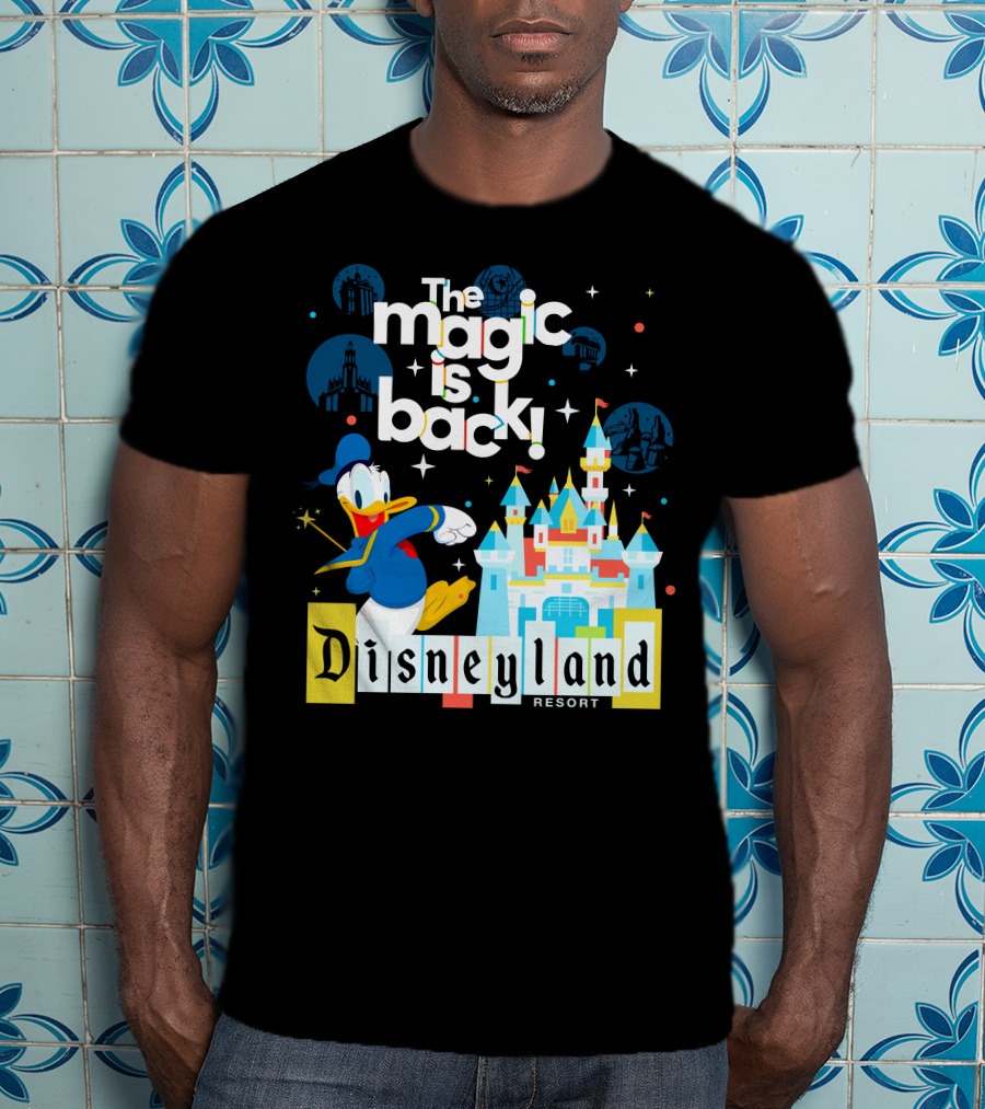 The Magic Is Back Disneyland Resort Donald Duck T-Shirt