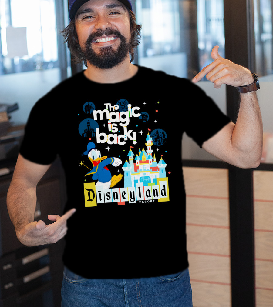 The Magic Is Back Disneyland Resort Donald Duck T-Shirt