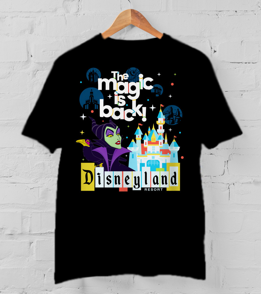 The Magic Is Back Maleficent Disneyland Resort T-Shirt