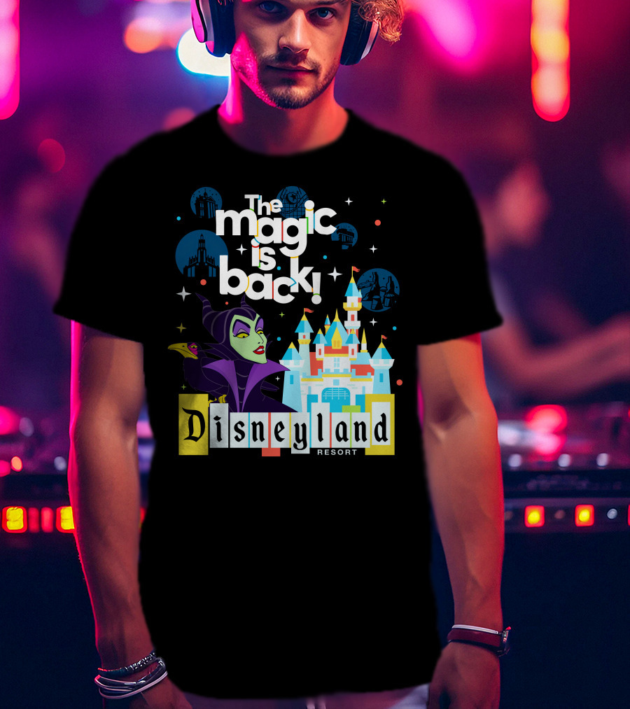 The Magic Is Back Maleficent Disneyland Resort T-Shirt